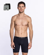 PUNTO BLANCO pacco da 2 boxer lunghi in cotone uomo basix