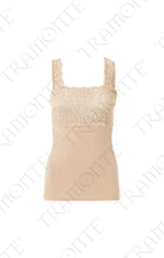TRAMONTE canotta spalla larga in modal con pizzo art. mery