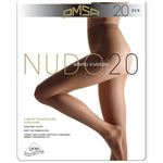 OMSA collant nudo20 den velato effetto invisibile