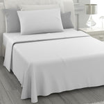 EGIDIO set lenzuola letto una piazza e mezzo francese con federe anallergico e antiacaro made in italy