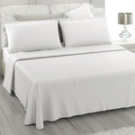 EGIDIO set lenzuola letto matrimoniale con federe anallergico e antiacaro made in italy