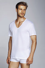 BRIO t-shirt scollo a V profondo mezza manica art. costantino