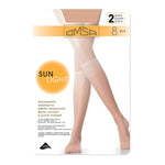 OMSA 2 paia gambaletto velatissimo 8den sun light