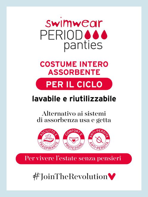 LOVABLE Costume Intero assorbente per il ciclo, flusso medio art. L0DV5