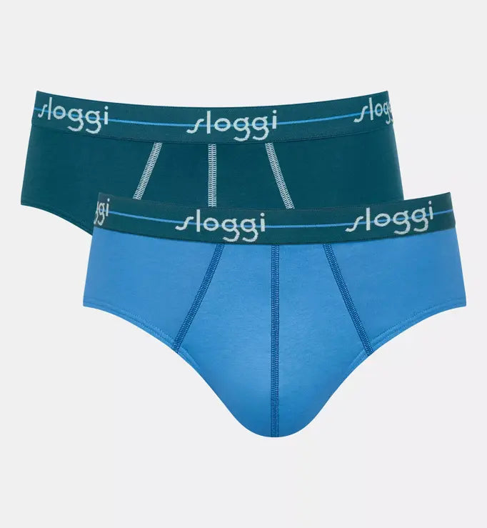 Sloggi Mens 2 Pack Maxi Briefs in Stretch Cotton Sloggi Mens 2 Pack Maxi Briefs in Stretch Cotton